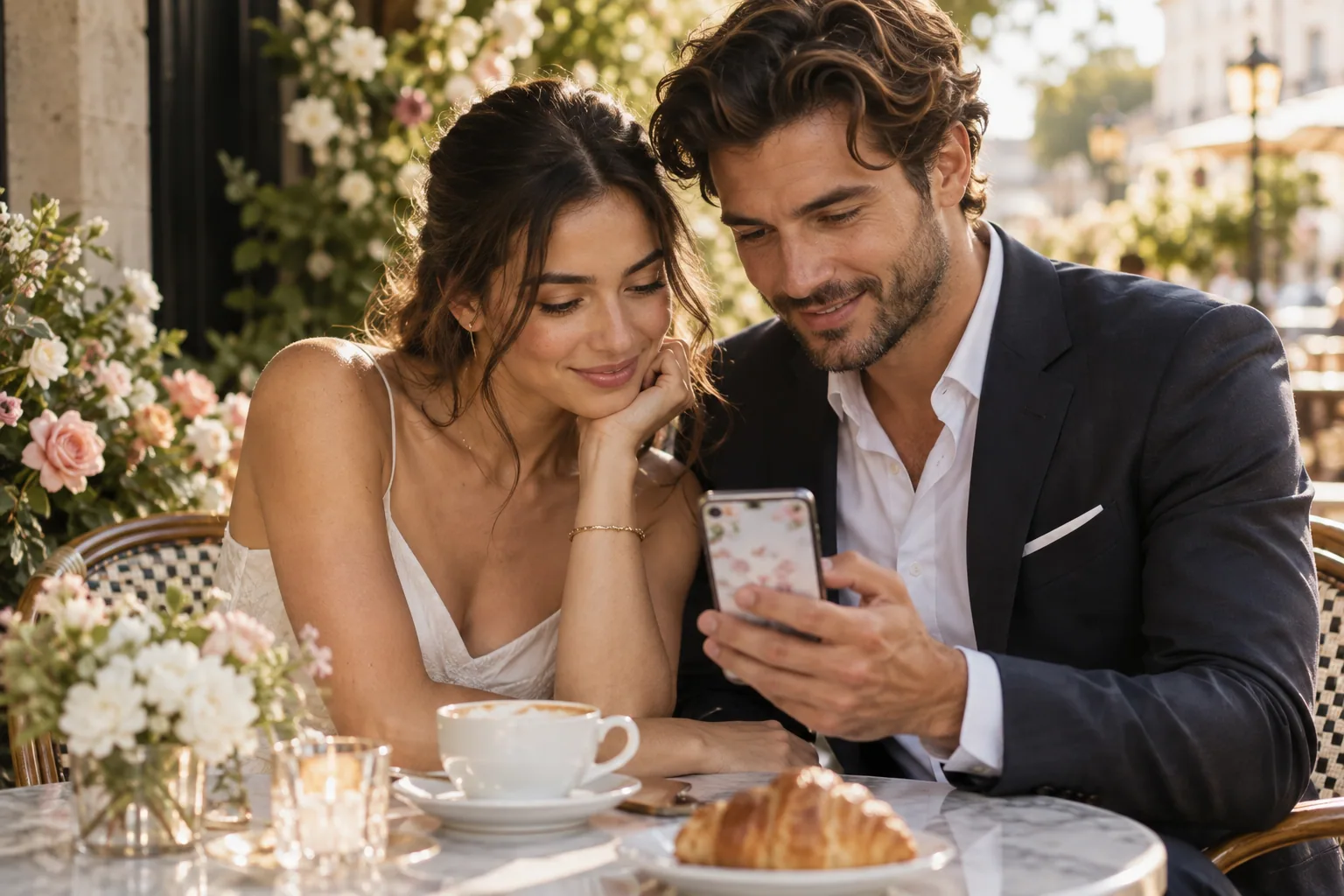faire-part de mariage avec RSVP élégant présenté par FOLDÈ Wedding